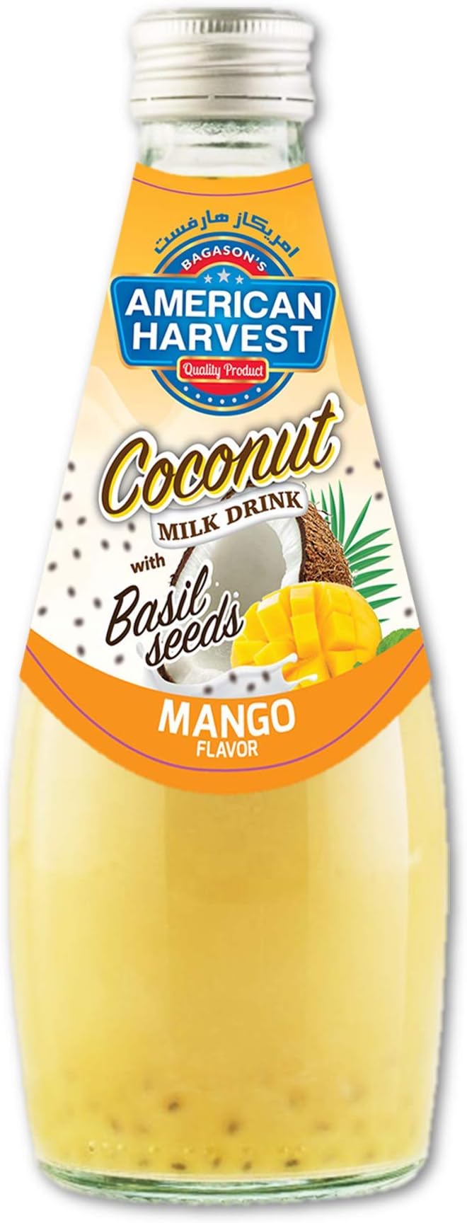 American Harvest Coconut Milk With Basil Seed Mango 290Ml