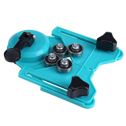 Miniatura 4 de Guía de sierra de agujero de broca, 0.157 in a 3.150 in, localizador de punzón ajustable, accesorio de plantilla, base de succión al vacío, ventosa,