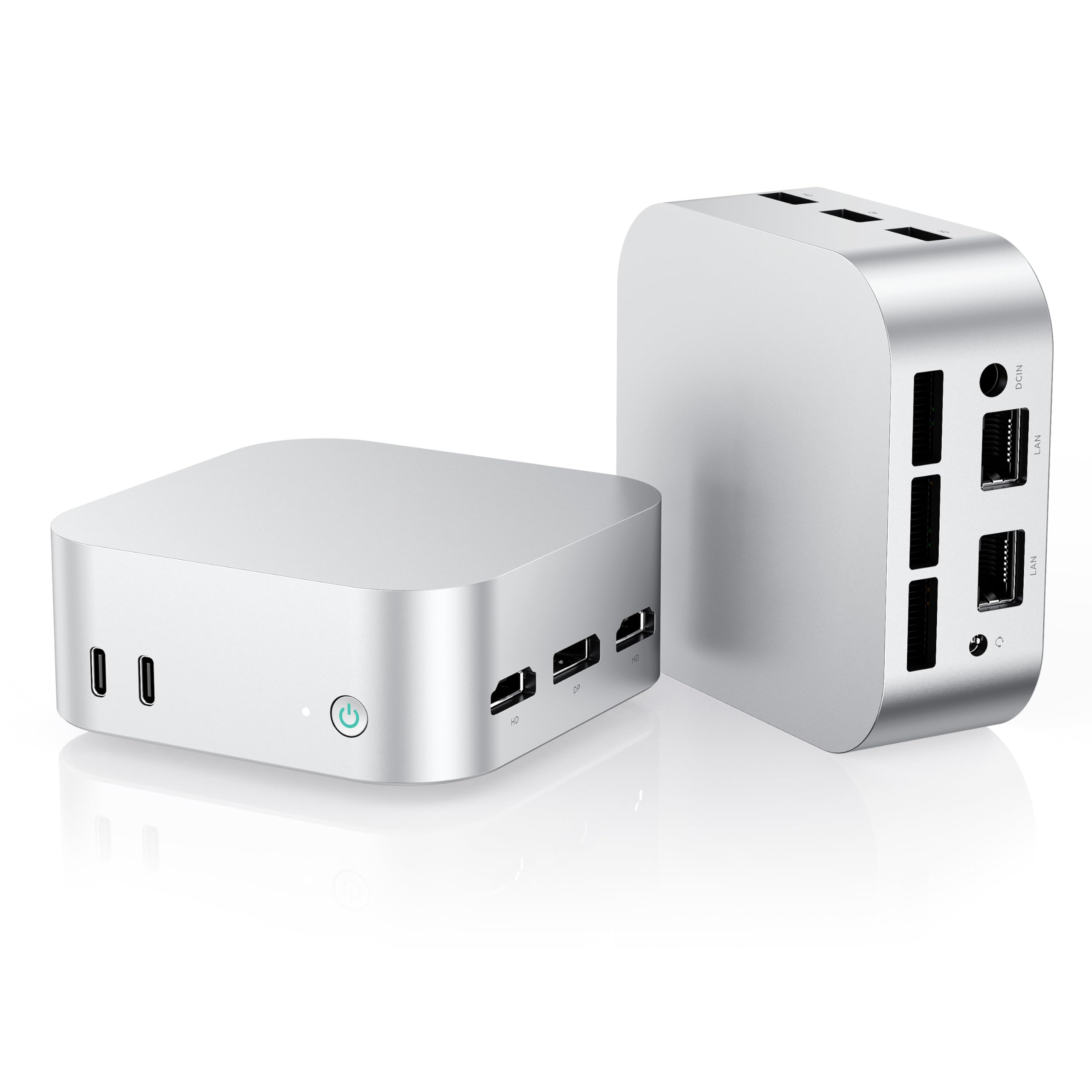 Mini PC N100 (Turbo 3.4GHz), 12GB LPDDR5 RAM 1TB M.2 SSD Piccolo Desktop Computer, 4K HDMI DP/3 x USB3.2 Wi-Fi 6/BT 5.2, HTPC/Business Office Micro Pc