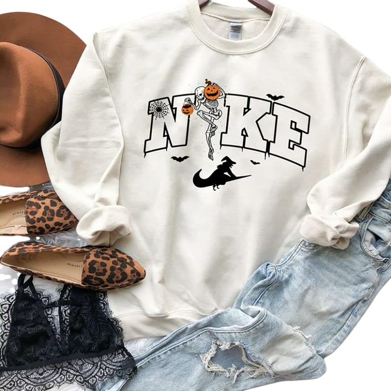 Halloween Skeleton Pumpkin Sweatshirt 