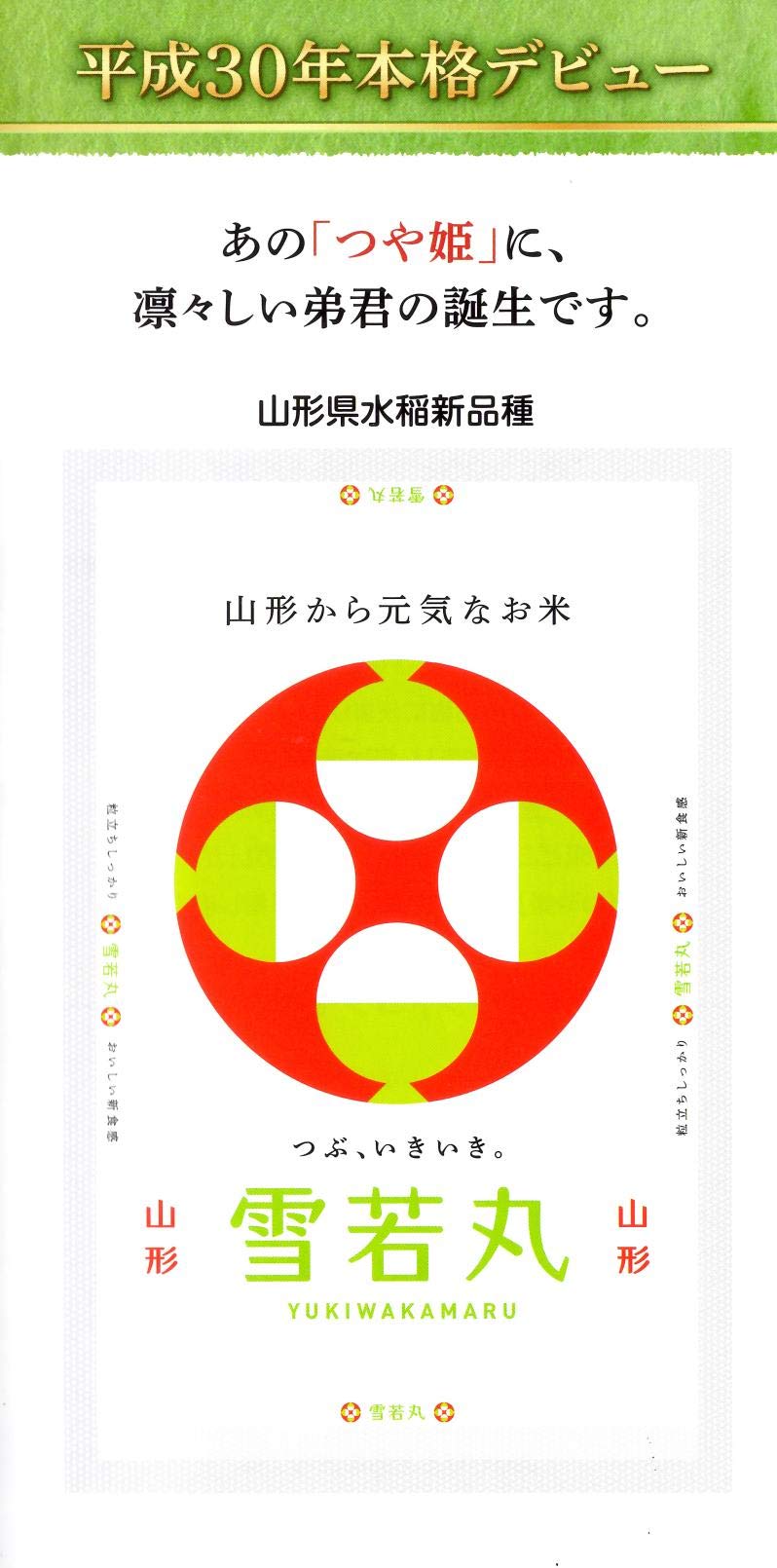 Amazon.co.jp: ☆【玄米】2024年山形県産 雪若丸 玄米10キロ 一等米 