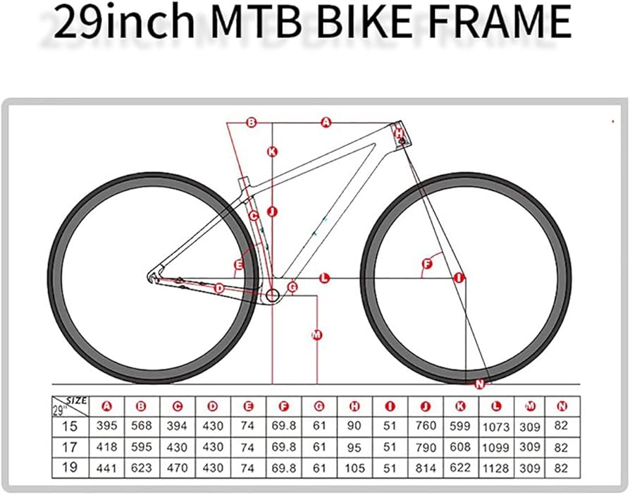 Mountain Bike 17 Inch Bicycle Frame For What Height 17 Bike Frame