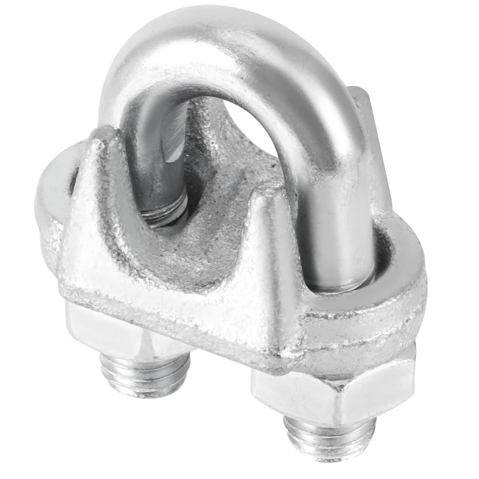 Confezione da 30 morsetti per funi metalliche M10, clip zincate per funi metalliche, morsetti per cavi in acciaio al carbonio, fissaggio a U per sella, stringicavo per stendibiancheria,