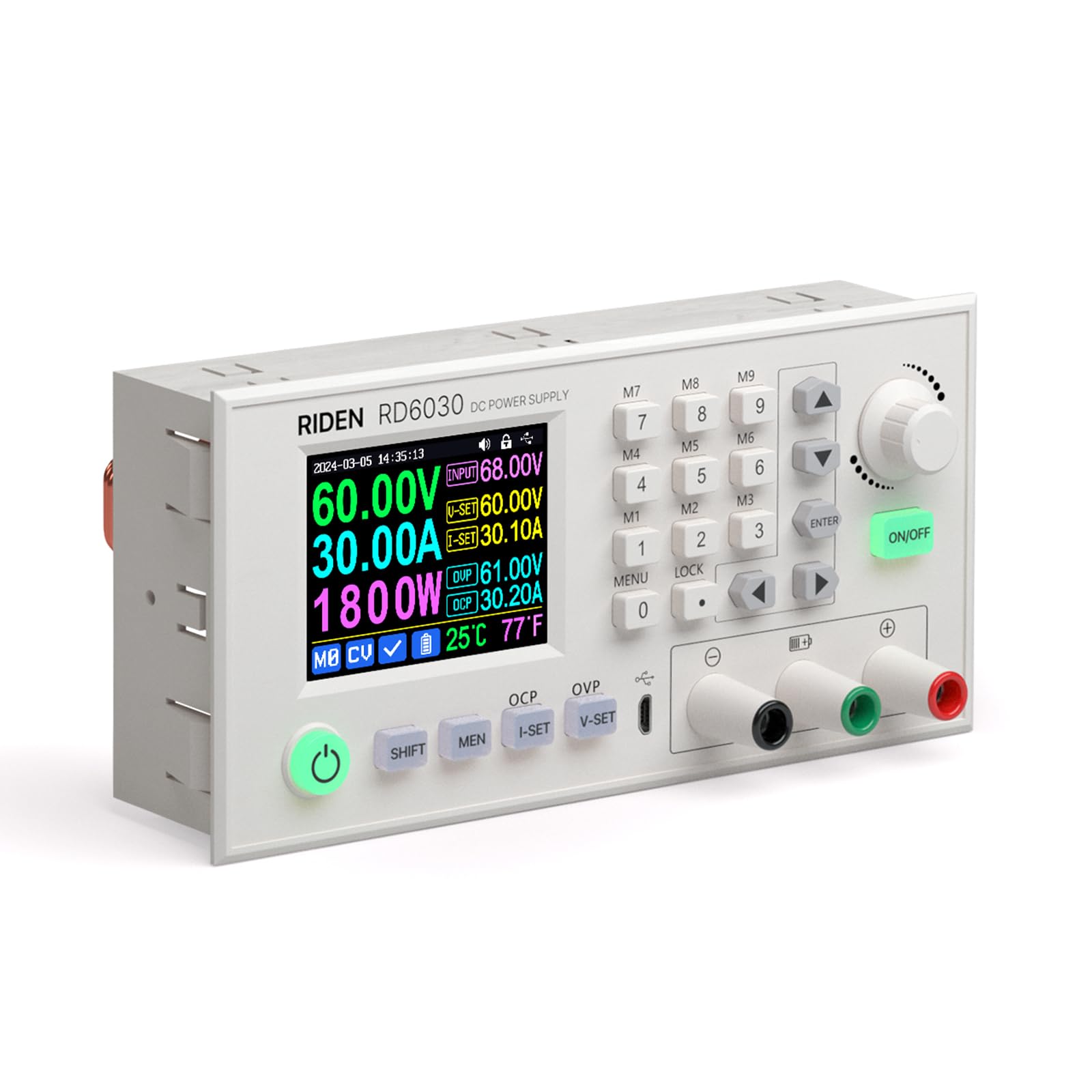 RD RD6030 60V 30A DC DC Voltage Current Step-Down Stabilized Lab Power Supply Module Buck Adjustable Converter Battery Charge