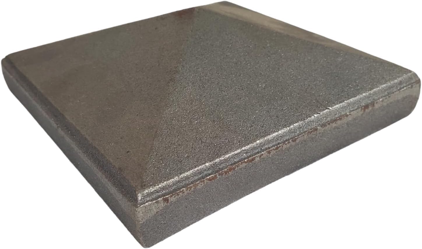 Pyramid Post Caps - Cast Iron, Weld - on (4, 3" x 3")