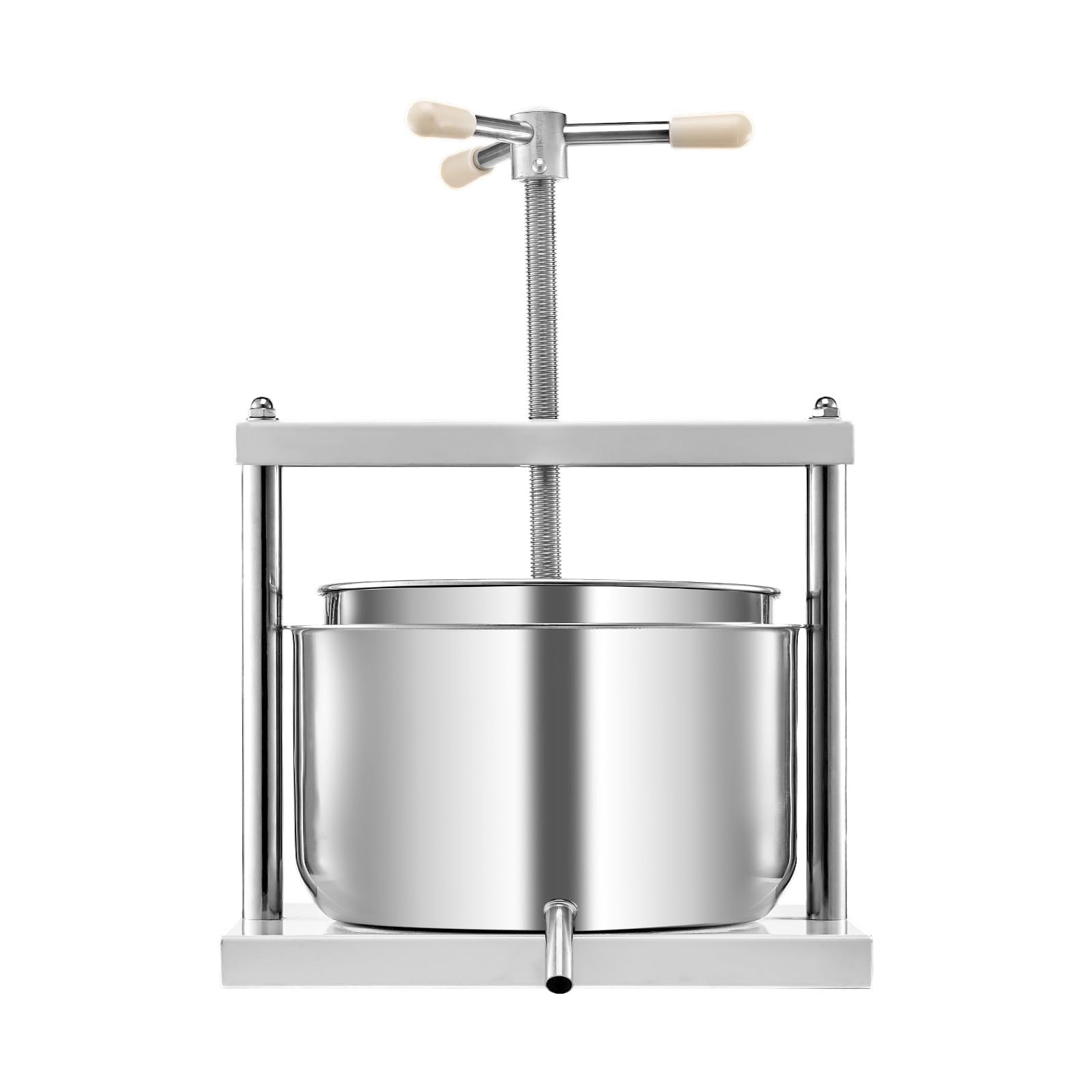 VEVOR Pressoir à Fruits Manuel 12 L Pressoir à Vin en Bois Massif avec 6 Blocs de Pressage Presse-Fruits Manuel Longue Poignée Broyeur de Fruits Légumes pour Pressage de Vins Jus de Fruit Cidre Purée