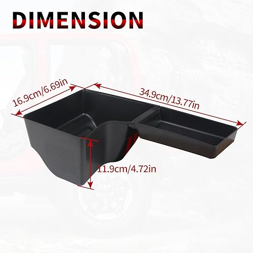 Miniatura 2 de Contenedor de almacenamiento de pozo para rueda trasera, compatible con Wrangler 2018-2023 JL JLU de 4 puertas (no compatible con 2 puertas),