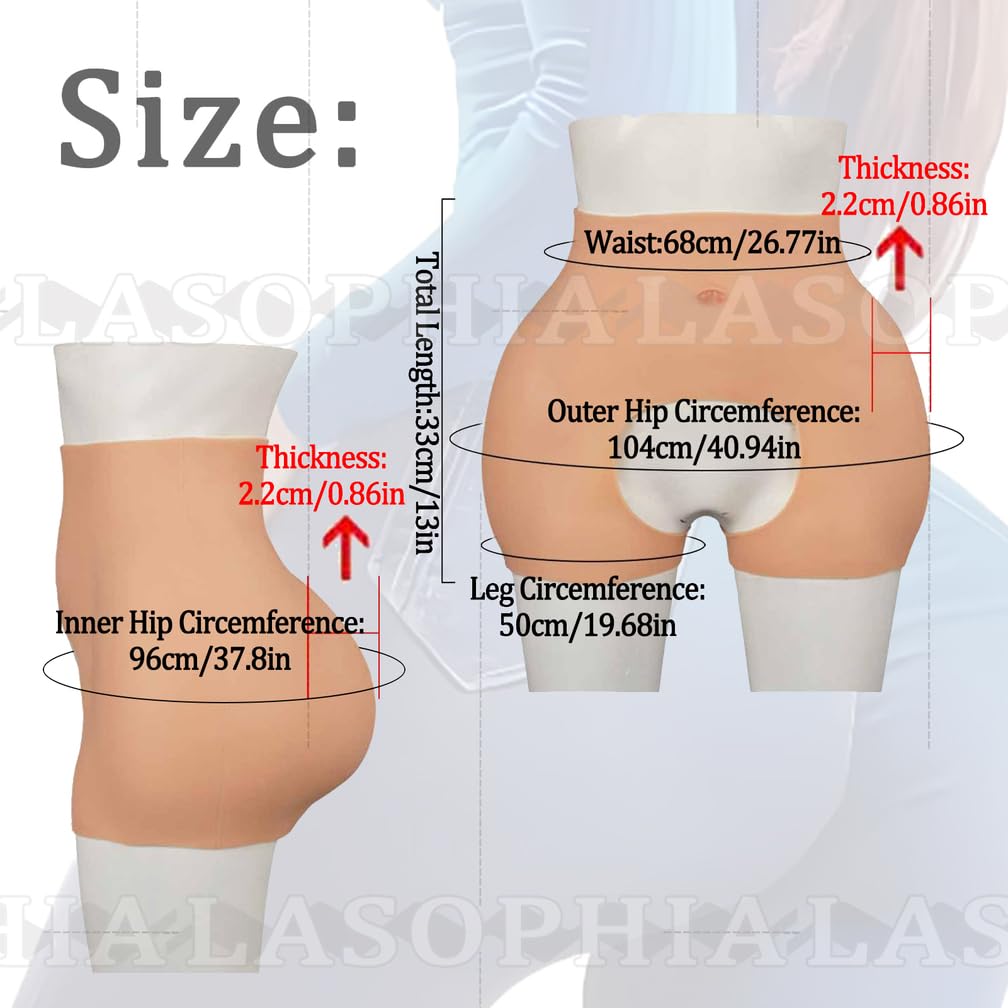 Bragas Moldeadoras De Silicona para Glúteos De Cintura Alta con Diseño En S Abertura En La Entrepierna Realce De Caderas Cintura para Mujeres