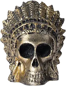 Aztec Death Whistle, Loudest Human Sounding Screams 125+ Decibels, Real Screaming Demon Knight Aztec War Whistle Authentic Human Sounding Screams (Golden)