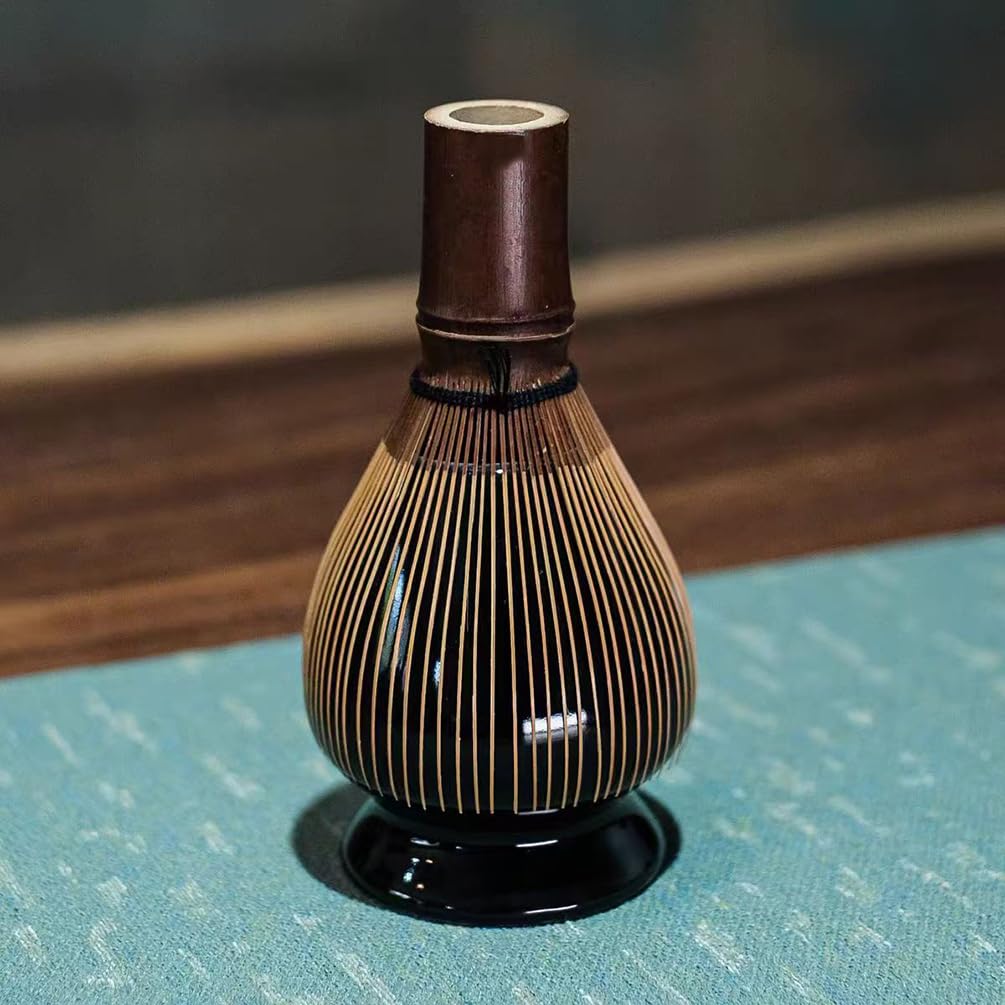 Amazon | 茶道具 黑竹 真 茶筅 百本立 茶筅立て 茶筌 手作り高級