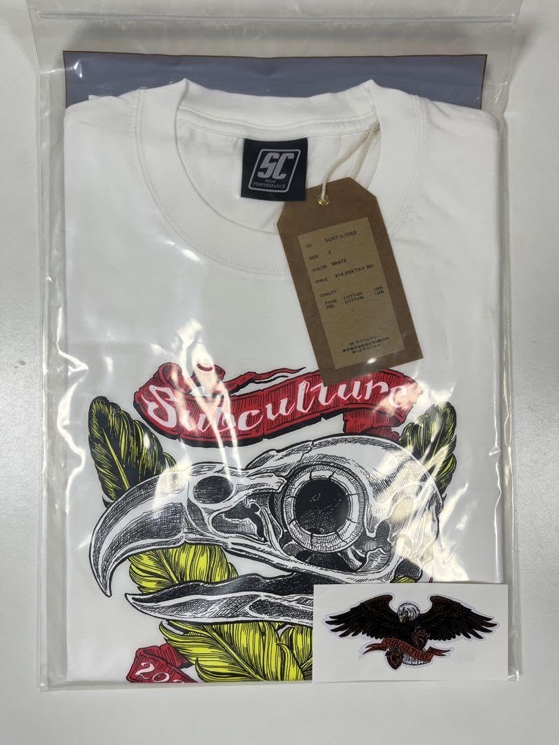 SUBCULTURE EAGLE SKULL HEAD T-SHIRT｜ファッション 