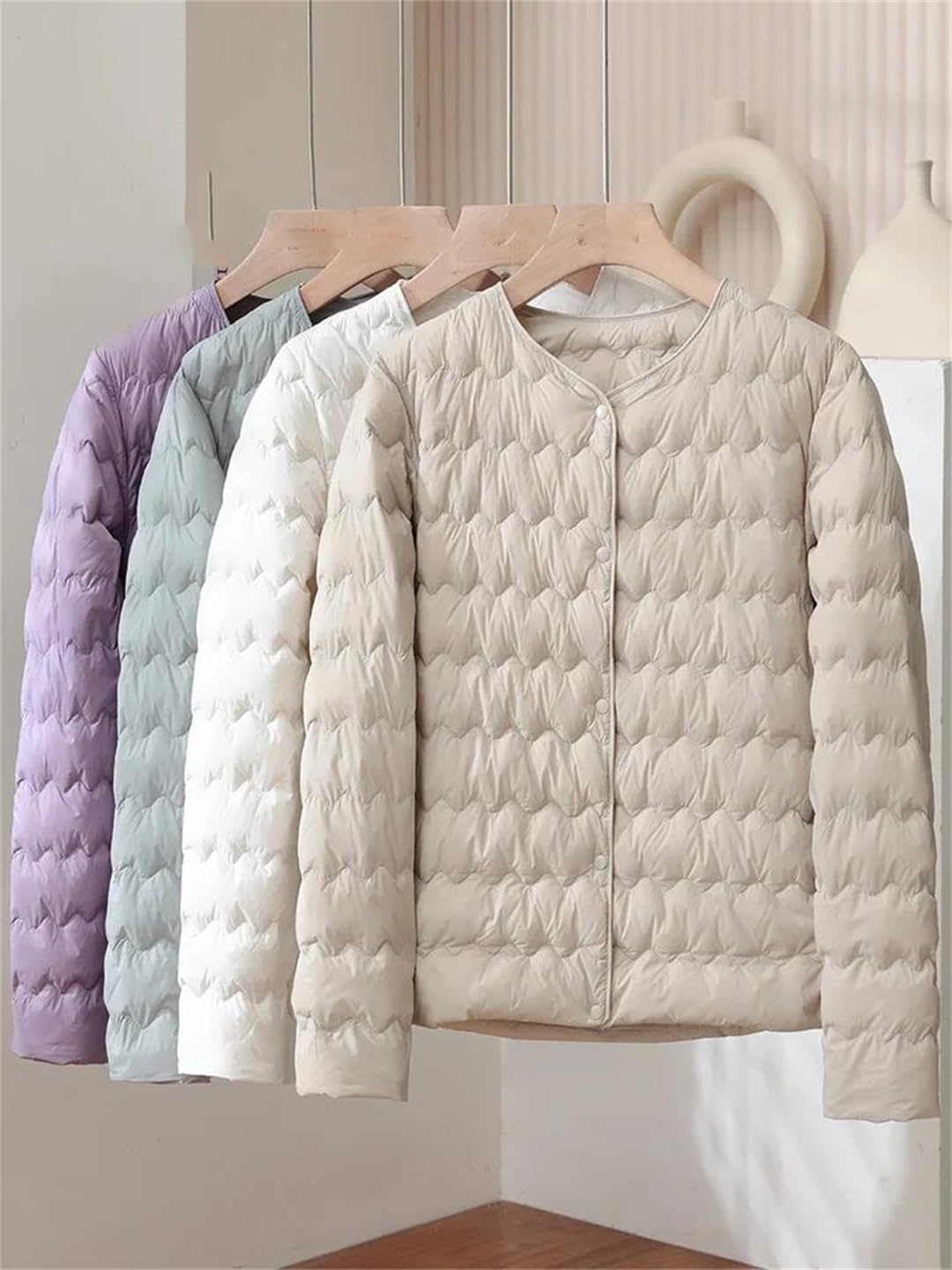 Piumini da donna leggeri con fodera corta invernale caldo coreano Slim Fit femminile Puffer Outwear