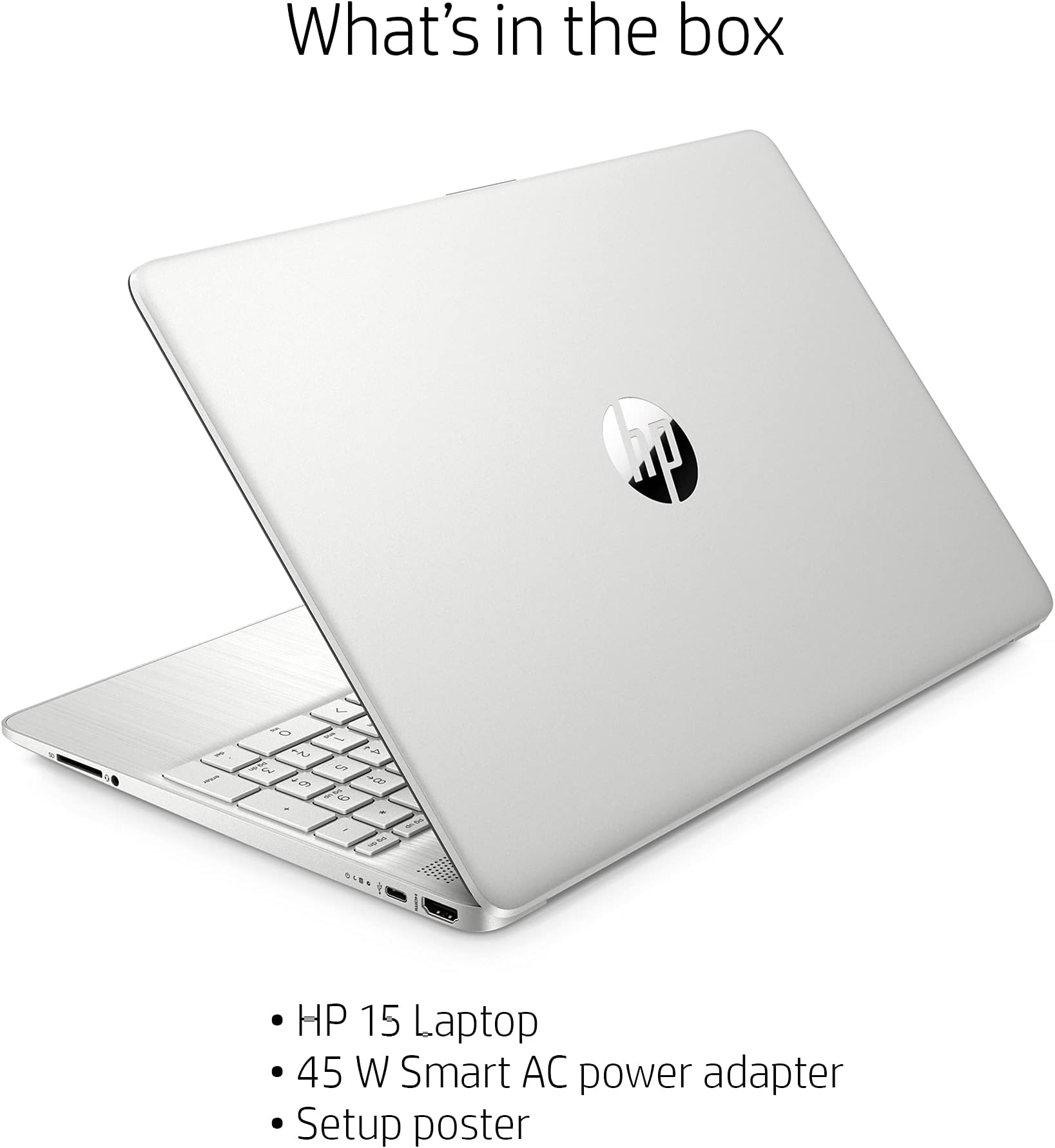 Newest HP 15 Business Laptop, AMD Ryzen 5 5500U, 15.6" FHD Display, 16GB RAM, 512GB SSD, Wi-Fi 5, Bluetooth, Webcam, Windows 10 Pro | 32GB Tela USB Card