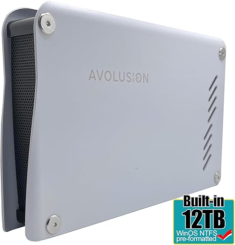 Miniatura 2 de Avolusion Disco duro externo USB 3.0 de 12 TB serie M5 para PC de sobremesa WindowsOS portátil (renovado)
