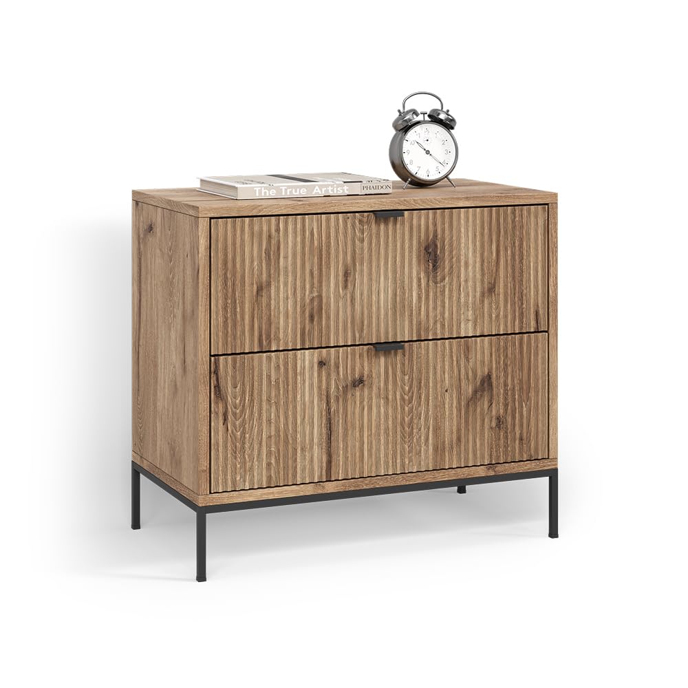 Livinity Comodino Aterno, Quercia vichinga, | con 2 cassetti