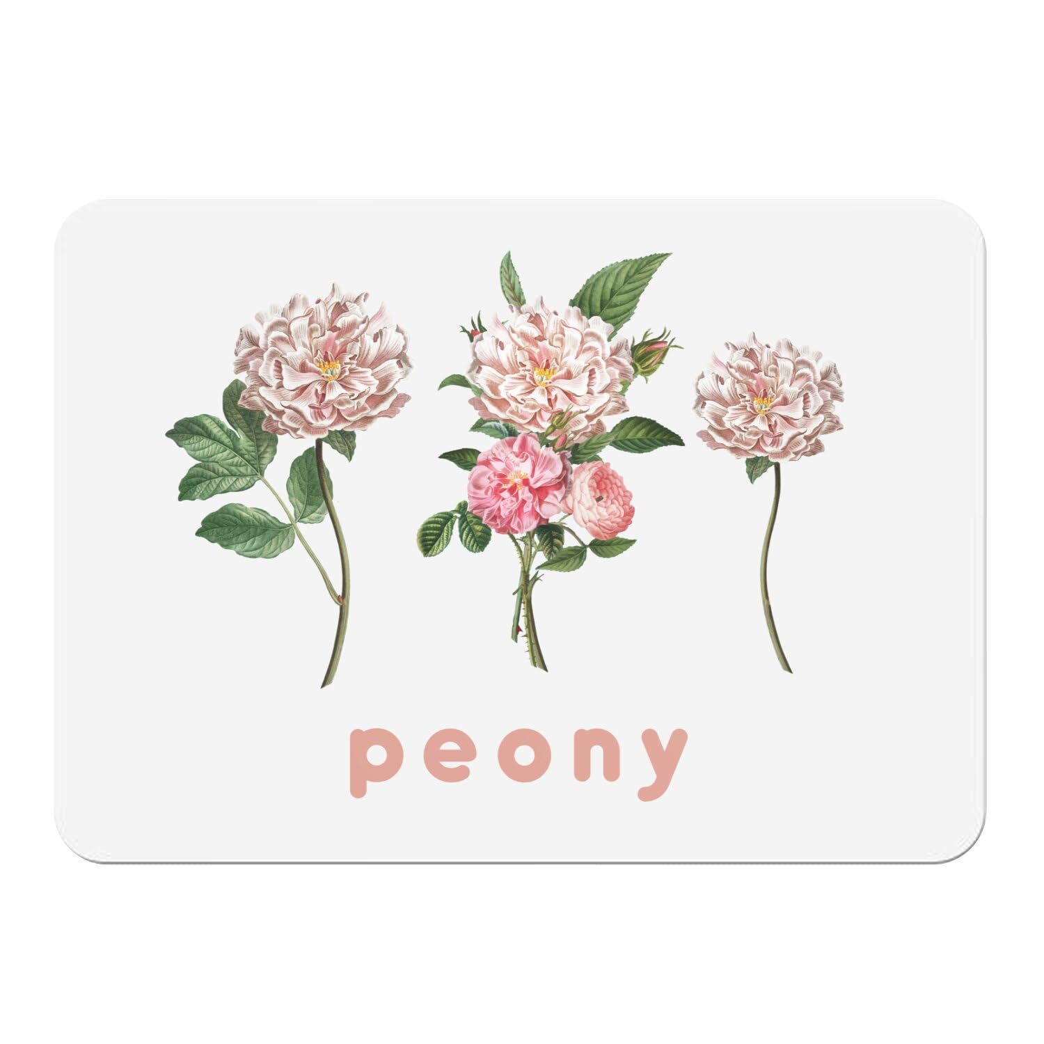 Sets de table liège Peony Flowers pour vos déjeuners au jardin
