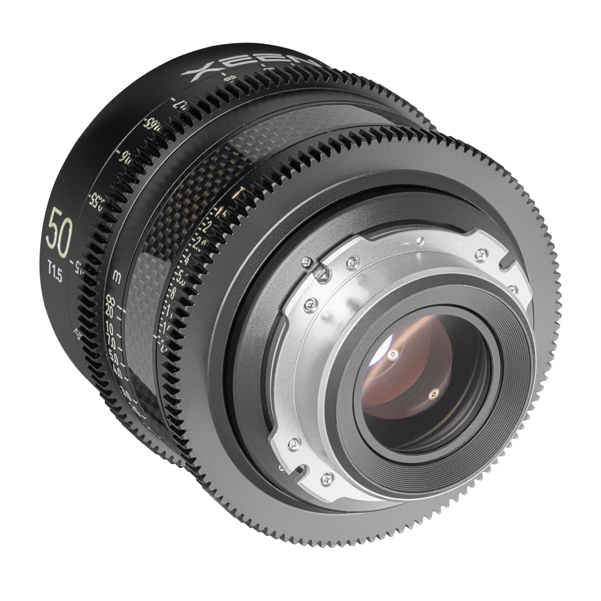XEEN CF Cinema 50mm T1,5 PL Vollformat – professionelles Cine-Objektiv – Carbon Linsenzylinder – extrem kompakt