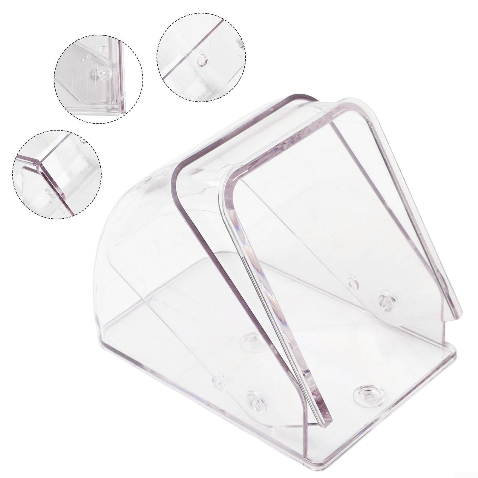 Caja impermeable transparente de la cubierta del timbre de la PC para la protección del timbre inalámbrico al aire libre (1pcs)
