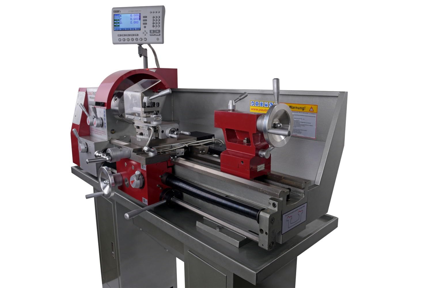 PAULIMOT Drehmaschine PM3800 mit 400 Volt Motor und Messsystem