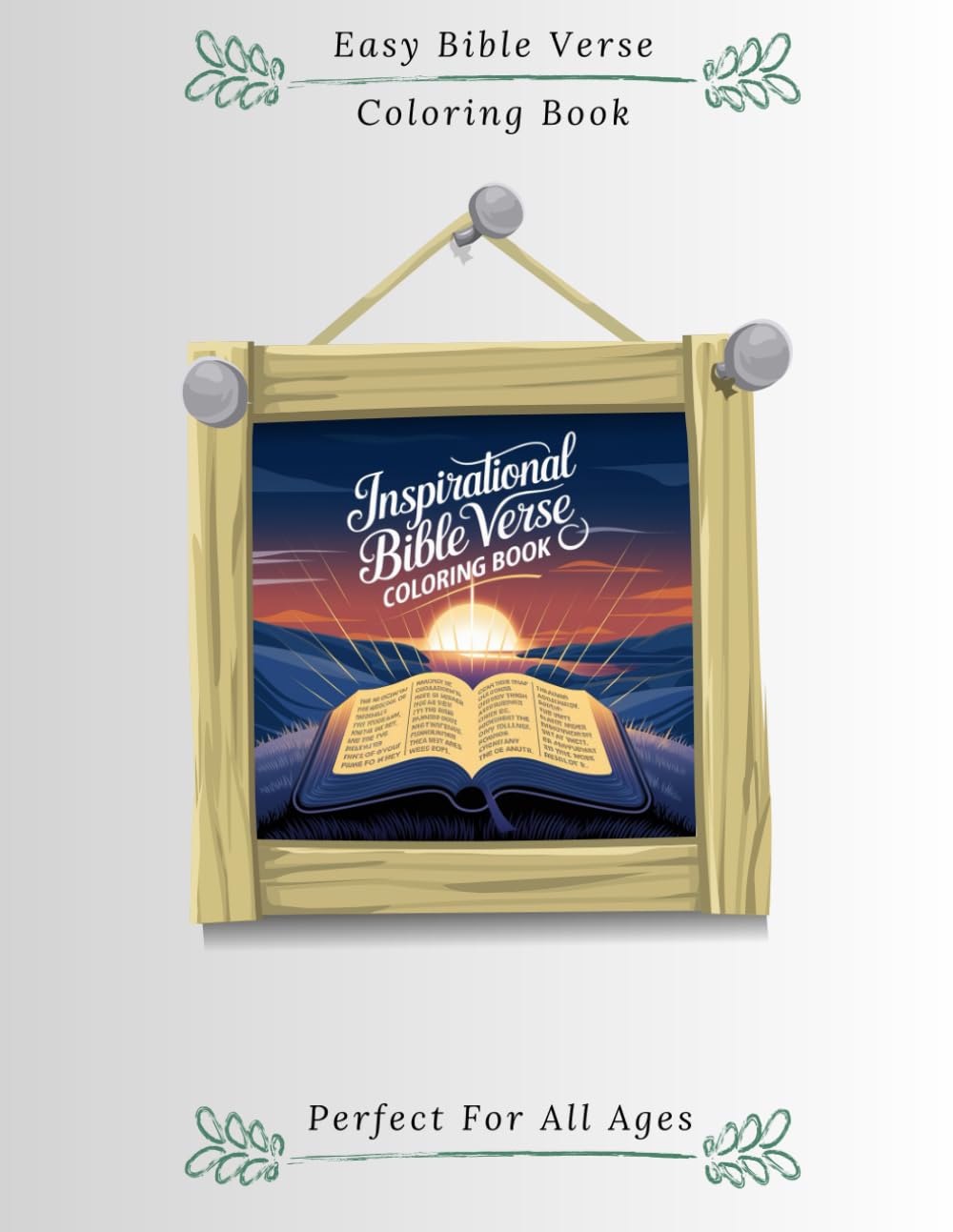 Bible Verse Coloring Book: Inspirational Christian Stories Book For Children