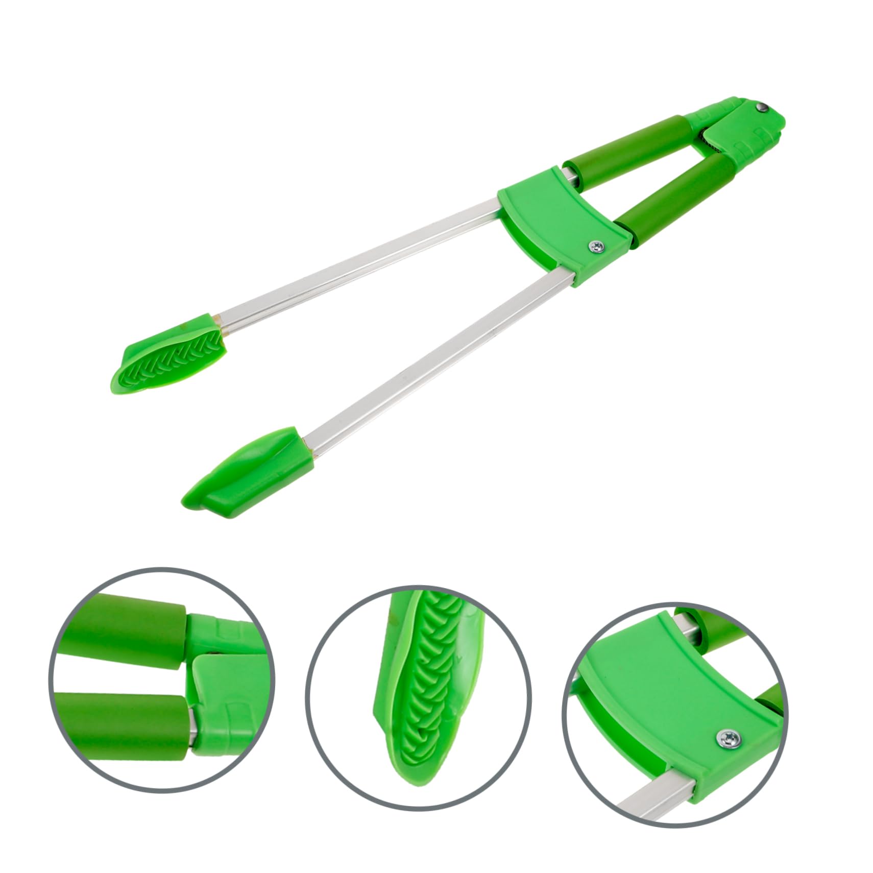 CIYODO Trash Picker Upper Grabber Reacher Tool Aluminum Alloy Sturdy Grip for Home Garden