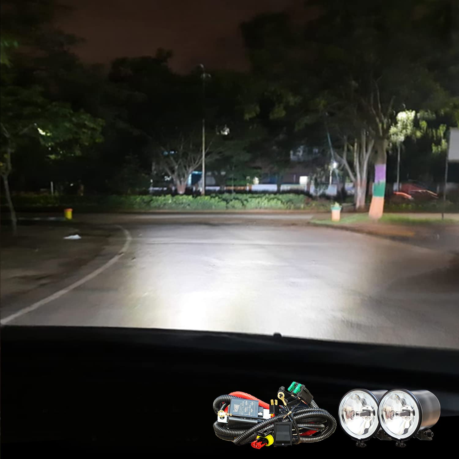 Buy VAISHNU LED Fog/ Aux Lights for Cars/ Suv's MADE IN INDIA Spot