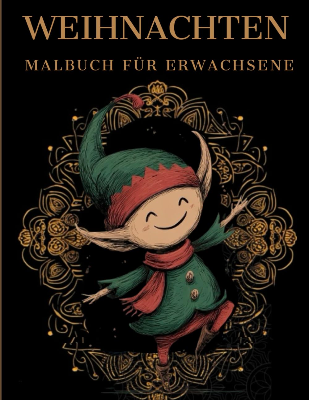 Weihnachten Malbuch für Erwachsene: Weihnachten und Winter-Muster zum Ausmalen – Stressabbau & Entspannung
