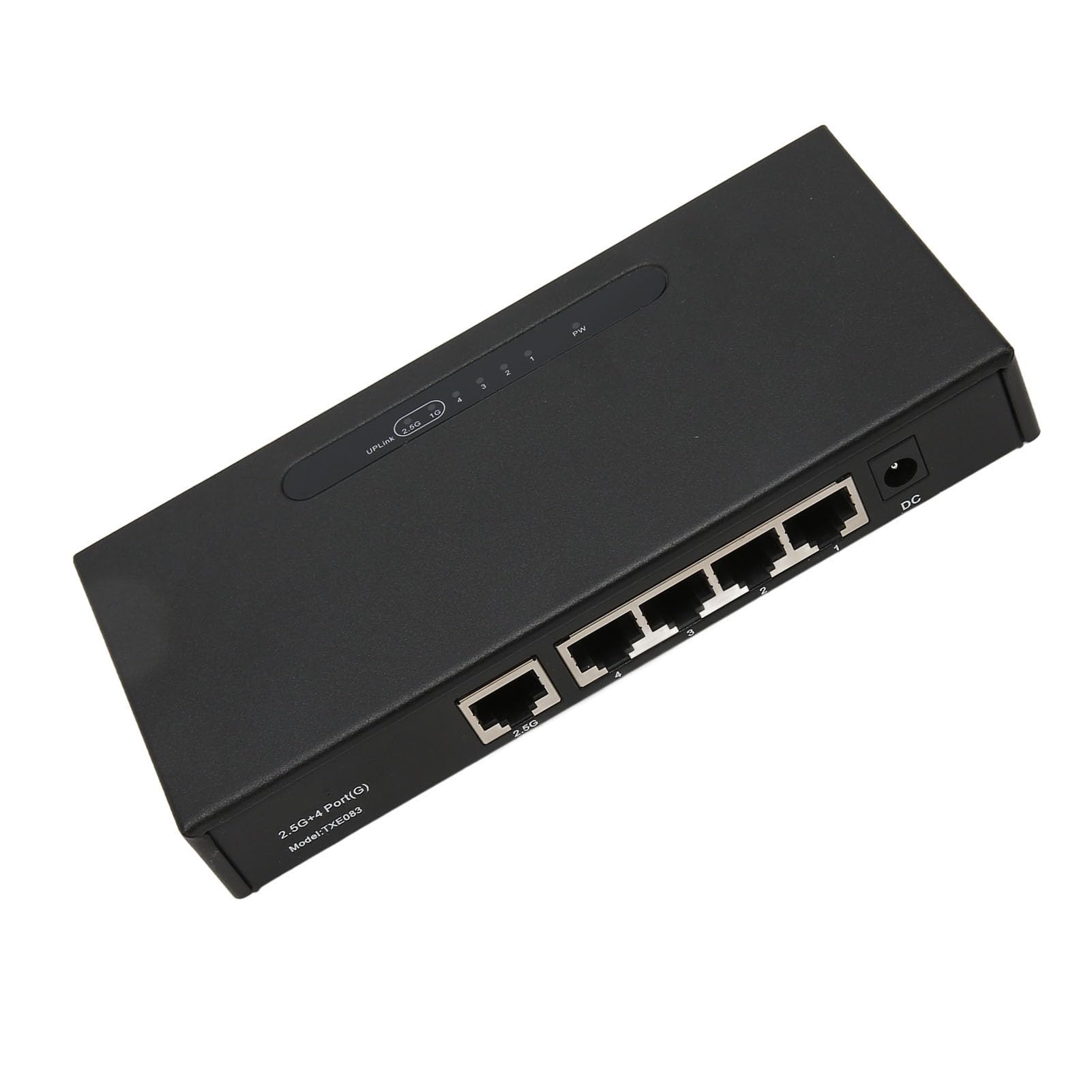 Cuifati Przełącznik Gigabit Ethernet 5 Portów, PoE 78W, 2500Mbps (wtyczka