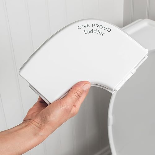 Asiento de viaje para orinal ultra compacto, ultra antideslizante, asiento fabricado en Estados Unidos, bisagras de bloqueo sin pellizcos, fácil de