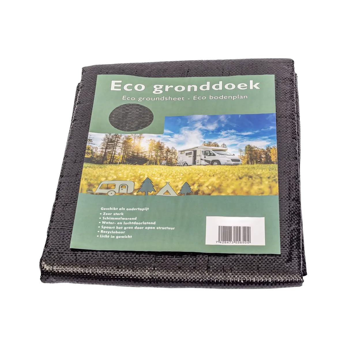 Happy Rhino - Eco Bodenmatte - Zeltunterlage - Campingmatte - Schutzmatte - Schimmelresistent - 250 x 400 cm