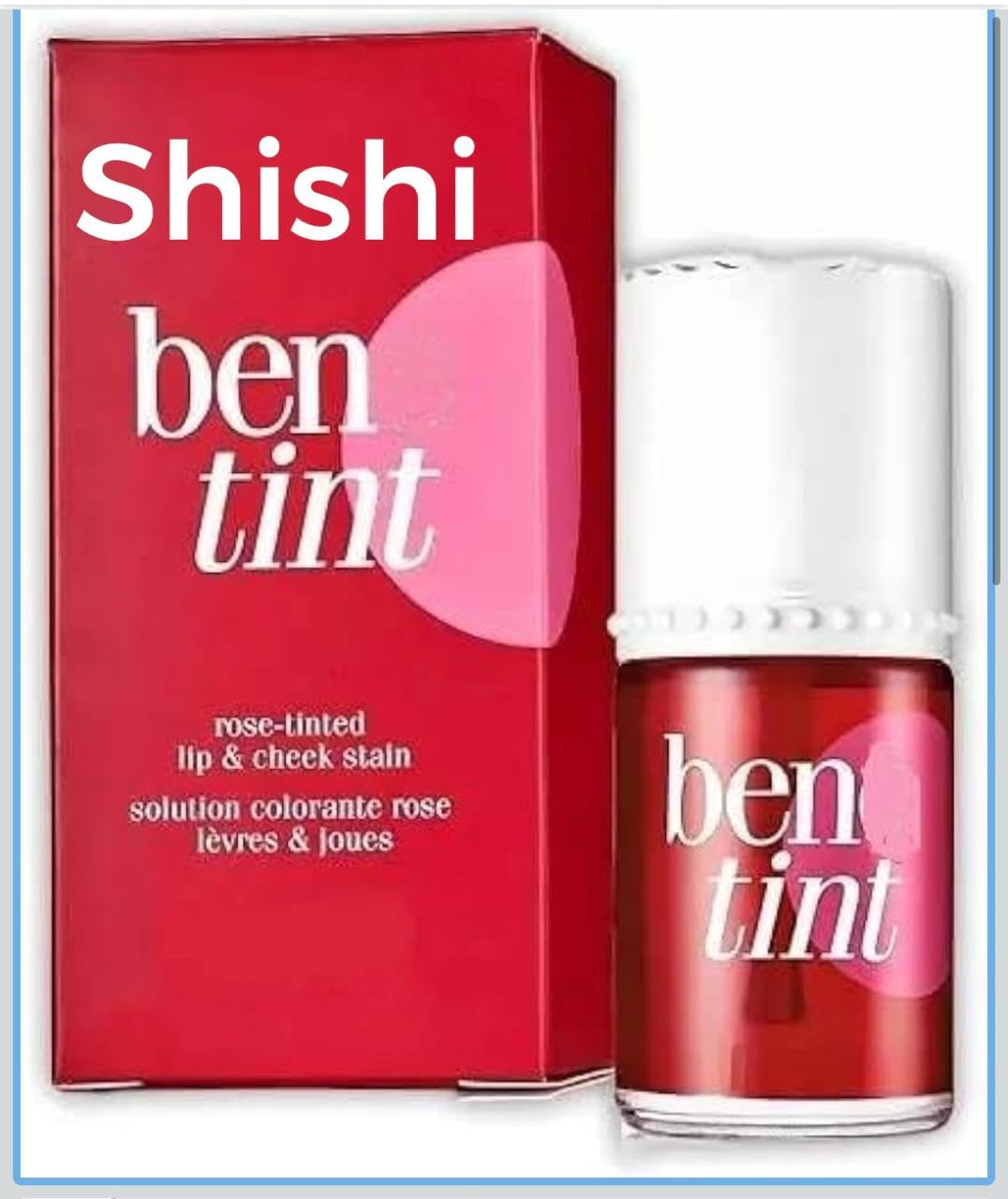 shishi Korean Style Liquid Lip and Cheek Tint with Watermelon, Strawberry, Tomato Extracts - Rose Fragrance & Long-lasting High-Glossy Finish Smudge & Waterproof Cheeks Blusher for Women-picture-14