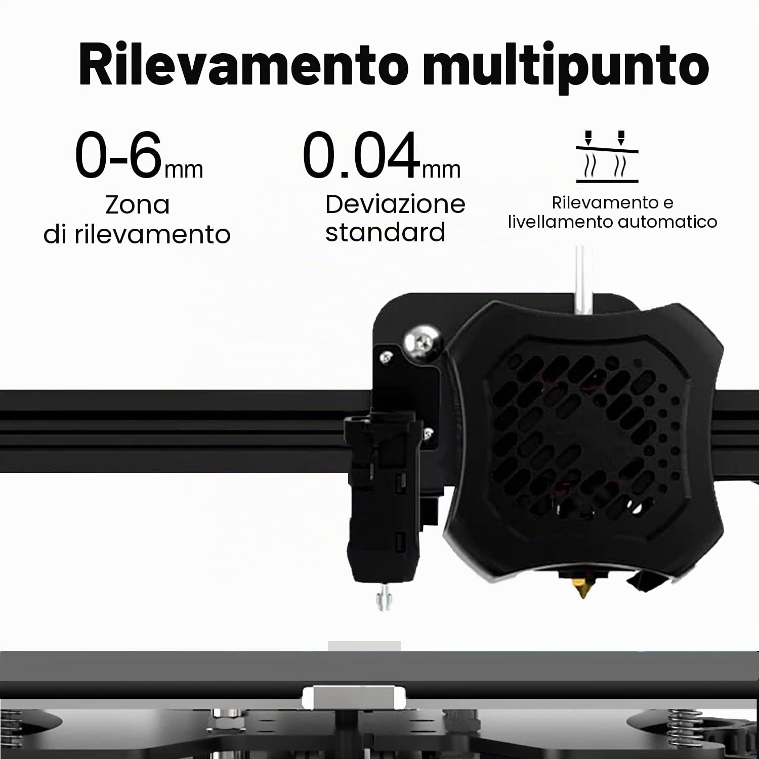 Creality CR Touch Auto Leveling Kit Kit Bed Leveling Sensor Kit per Creality Ender 3/ Ender 3 V2/ Ender 3 Pro/Ender 3 Max/Ender 5/ Ender 5 Pro/CR 10 3D con scheda madre V4.2.2 / V4.2.7