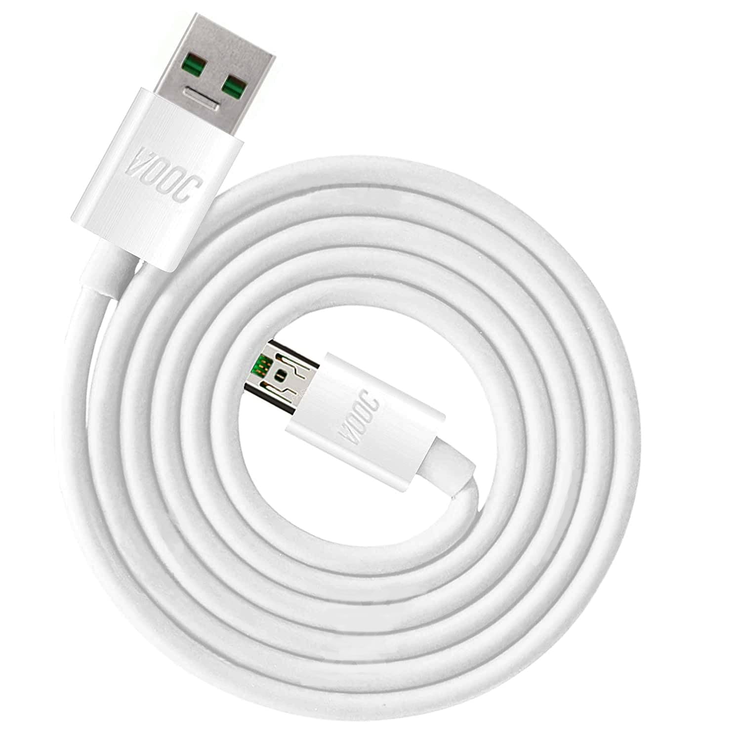 Nirsha Super Vooc Micro USB 7 Pin Data Sync SuperFast Charging Cable Compatible for All Oppo Smartphone [White] (B0DDT8KS63) Amazon Price History, Amazon Price Tracker