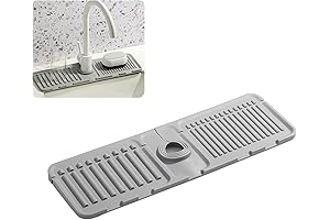 Enhanced Silicone Faucet Mat for Kitchen Sink - Today's Deals