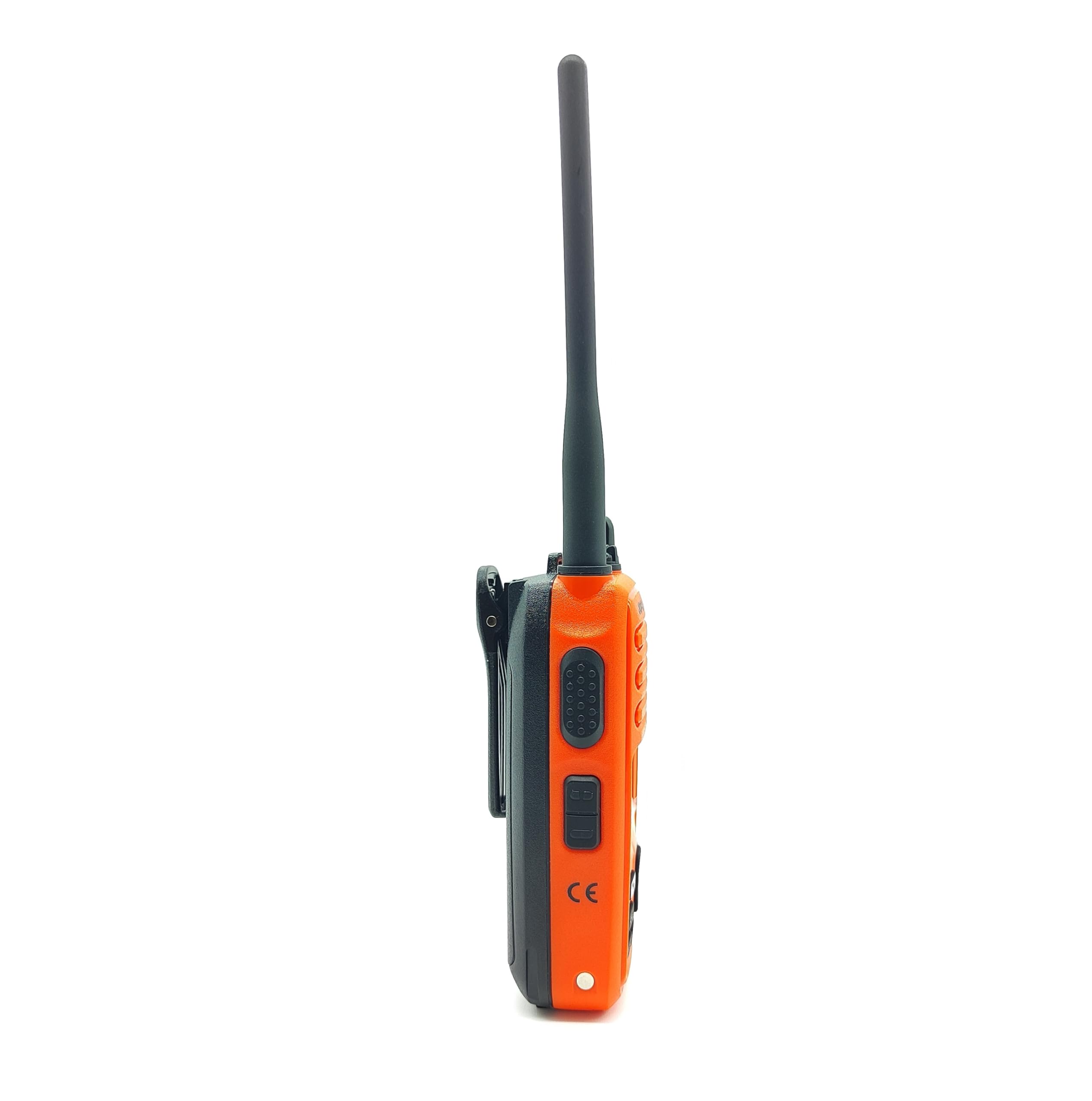 Jopix Marine 616P Radio VHF Marine Portable Flottante Étanche IP67 Orange