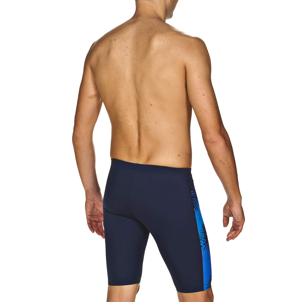 ARENA Traje de baño Deportivo para Hombre, Color Rojo, Blanco y Azul