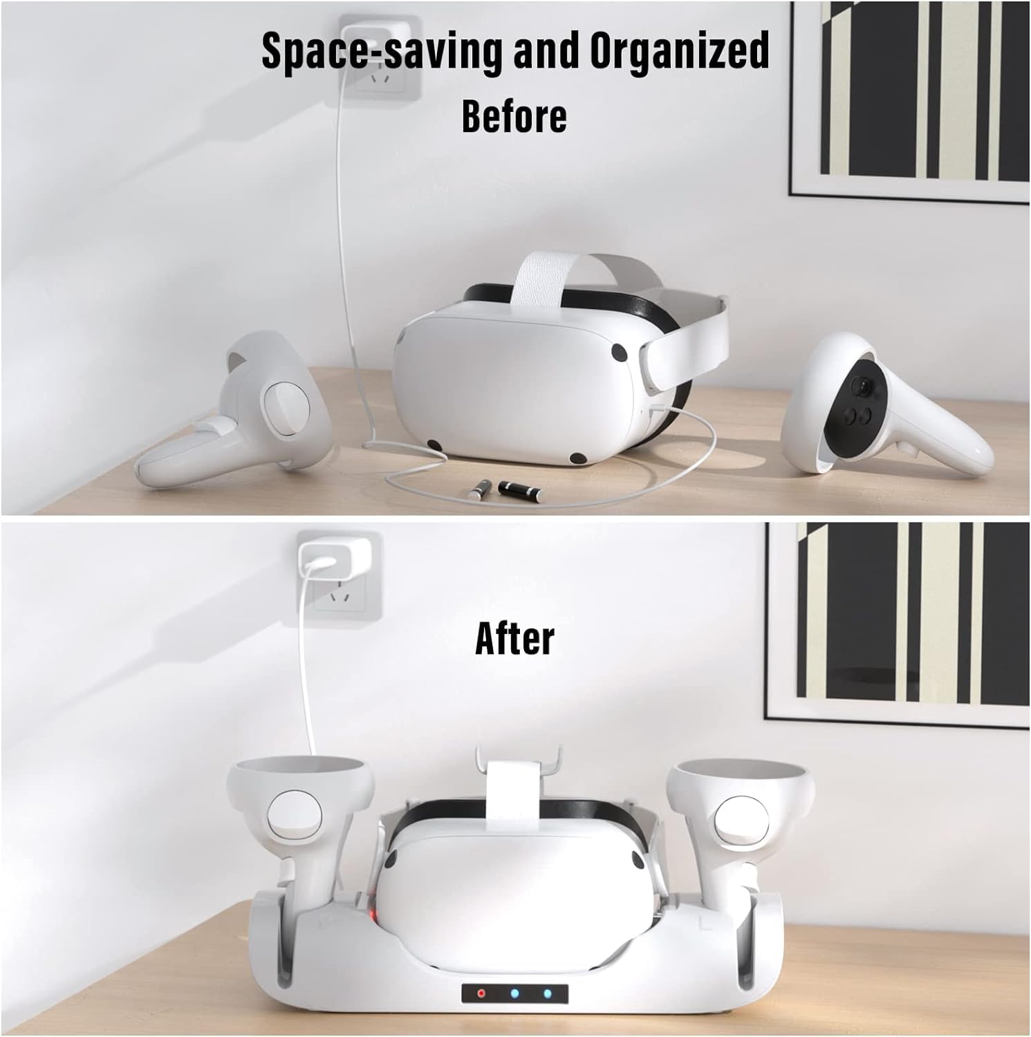 Amazon.com: Upgraded Charging Dock for Oculus Quest 2, Magnetic VR