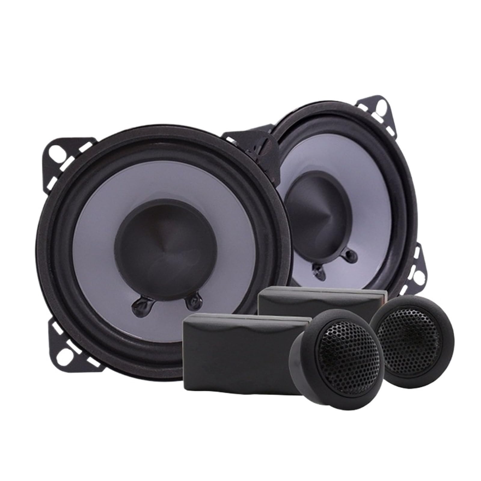 Audio para Coche Tweeters para Coche Conjuntos de Altavoces para Coche de 4/5/6,5 Pulgadas con Sonido HiFi, Mini Tweeter de cúpula y película de Seda, modificación de Audio(6.5 Inch)