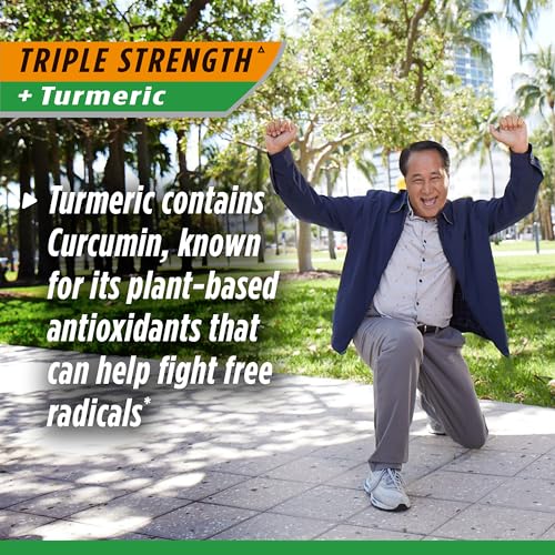 Image of Osteo Bi-Flex Triple Strength Glucosamine with Turmeric, Joint Health Supplement, Coated Tablets, Original Version, 80 Count (Pack of 2)