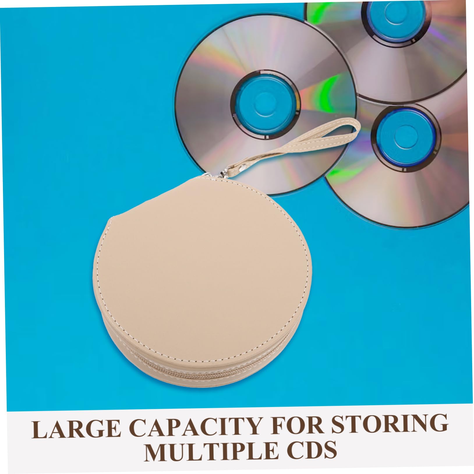 ULTECHNOVO 4pezzi Custodia CD da Auto Elegante e Compatta con capacità per Dischi Porta Dvd e CD Pouch per Viaggi e Uso Quotidiano Facile da Trasportare e Pulire Design Sottile e Moderno