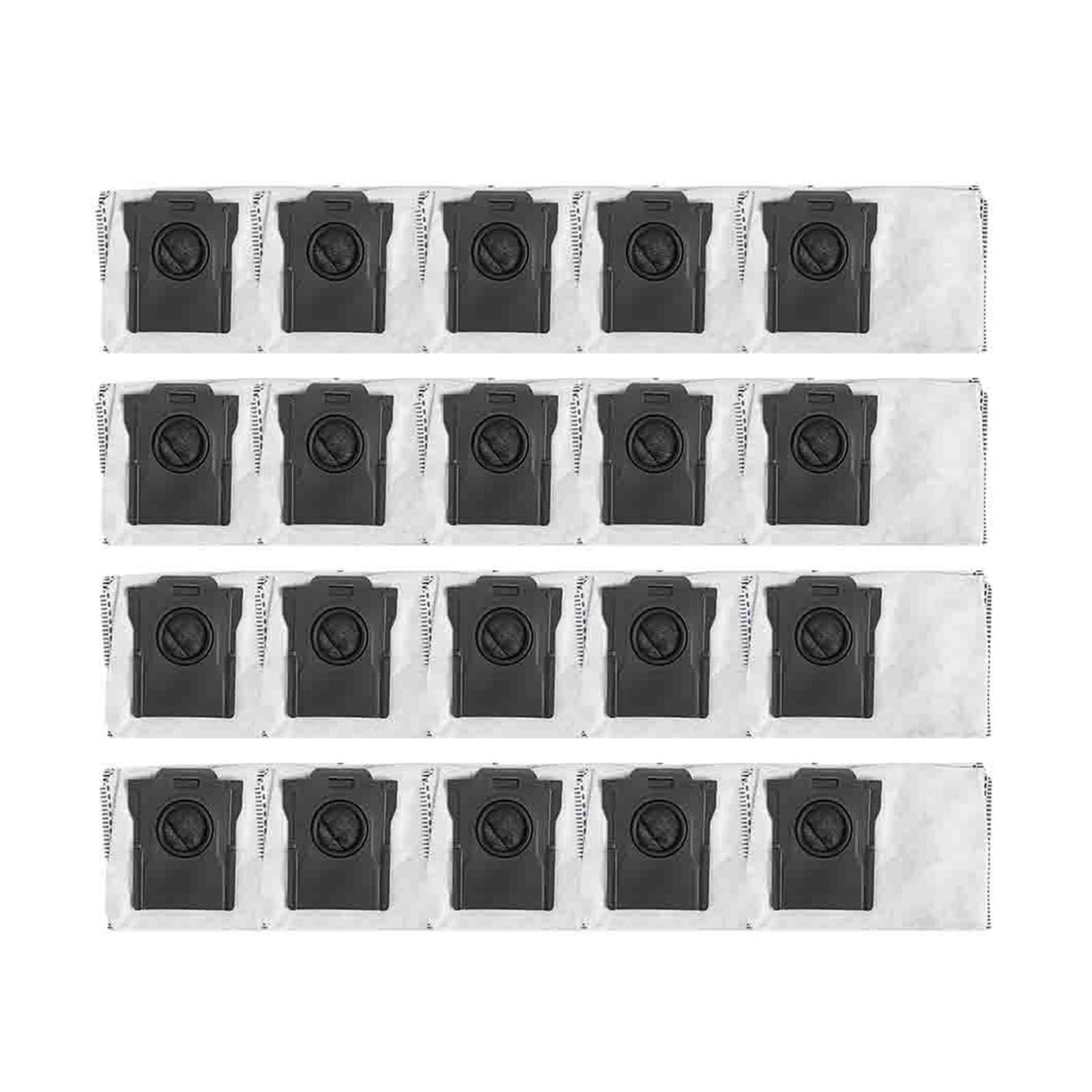 HIZON Robot Disposable Parts Dust Bags，Compatible For Dreame ，X50/X50 Pro/X50 Ultra/X50 Master/X40 Pro/X40 Pro Ultra/X40 Enhanced/S30 Pro Ultra