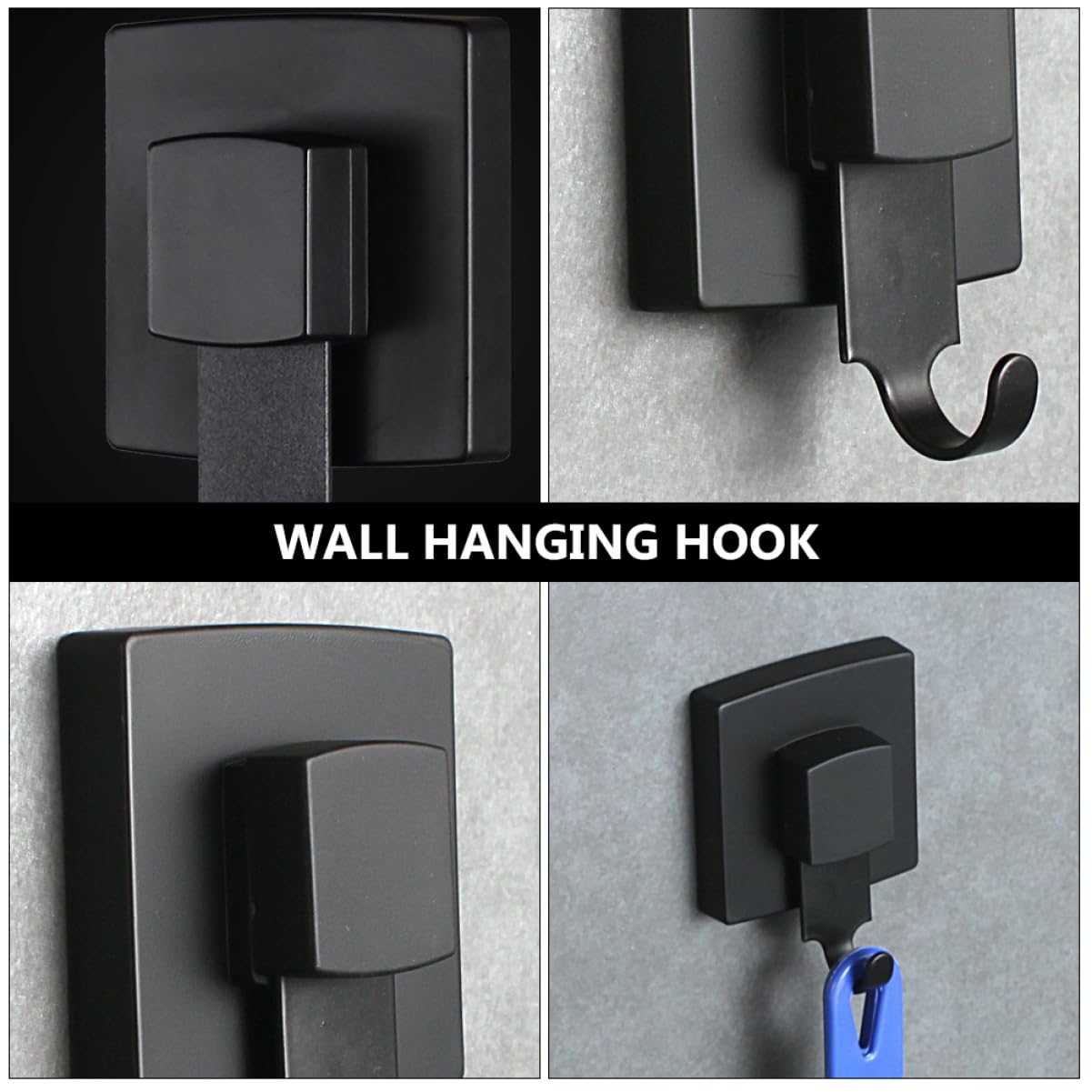 Housoutil 3 Ganchos De Acero Inoxidable Para Pared Sin Taladros Sin Marcas Para Baño Cocina Armario Y Oficina.