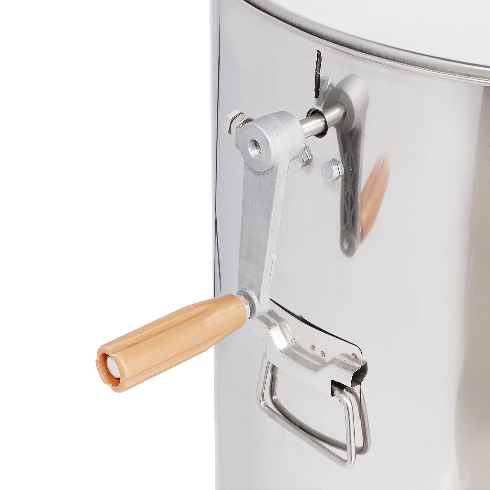 Zerodis Smielatore Manuale in Acciaio Inox con Ingranaggi Integrati in Ghisa, Separazione Centrifuga Rapida del for Apicoltura e Raccolta del Dall Alveare