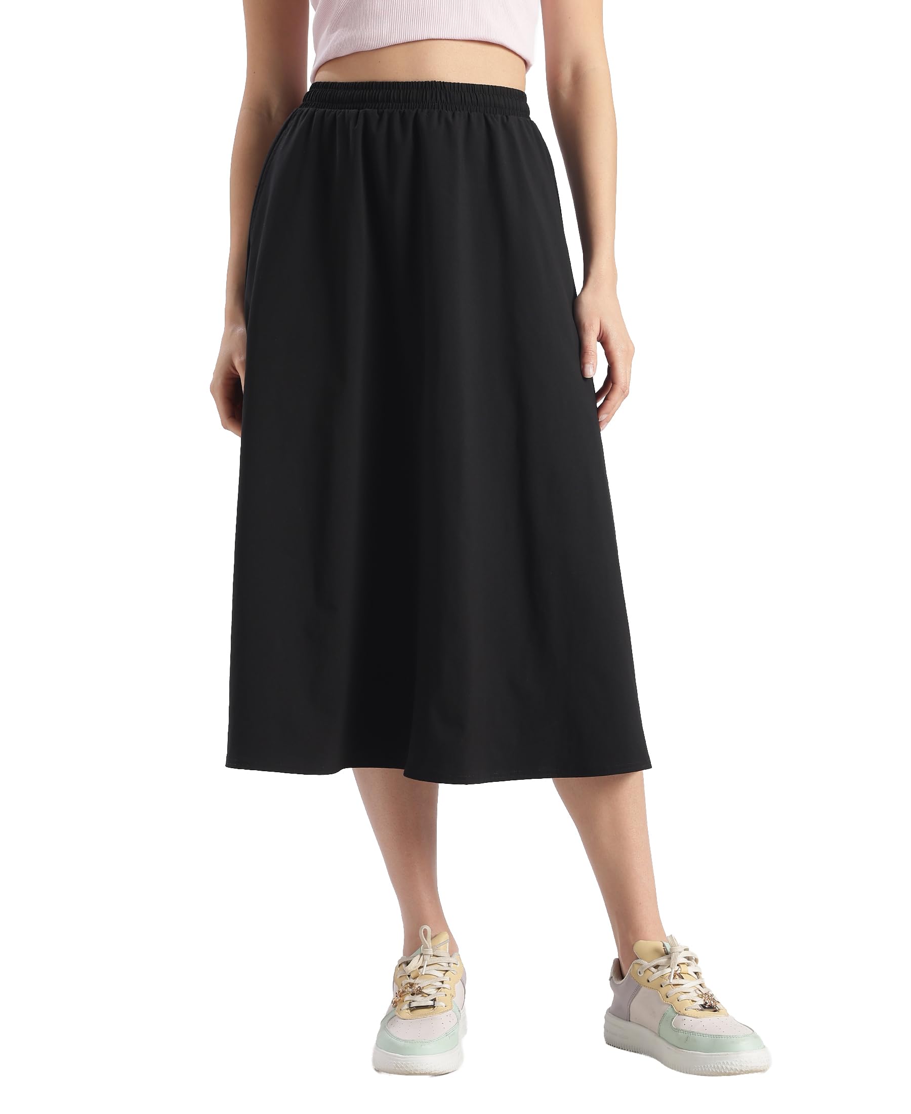 jockey Groove WZ29 Women Microfiber Fabric Skirt with Side Pockets-picture-55