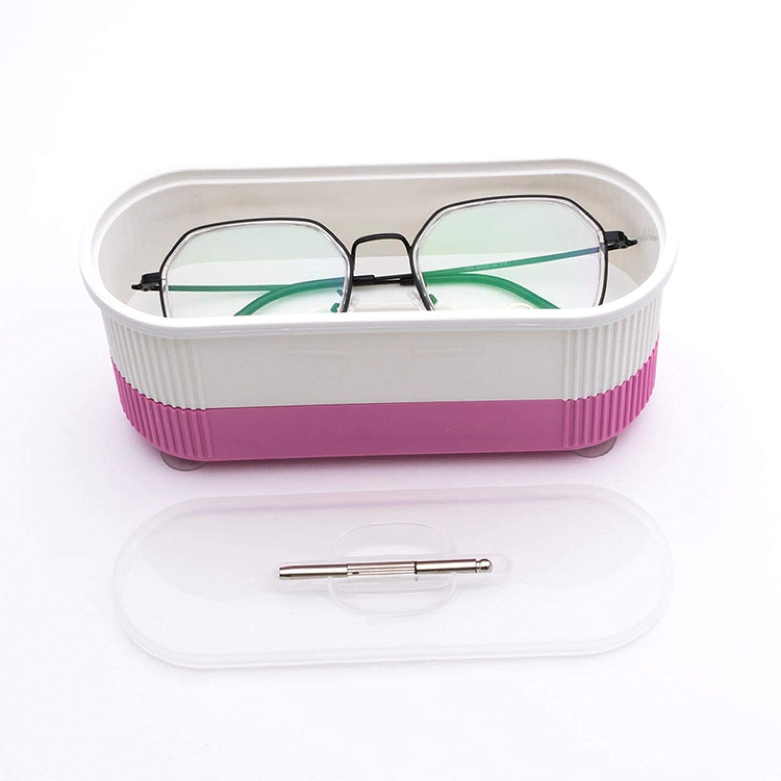 GHJrtHFJ Eyewear cleaners, Ultrasonic Eyeglass Glasses Cleaner Cleaning Contact Lenses Watch Rings Jewelry Cleaners Machine Jewellery Tools