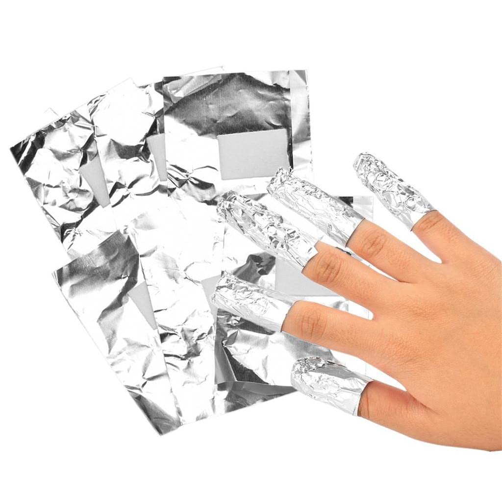 LOSA 100 Pieces Nail Art Gel Polish Remover Pads Cotton Nail Tinfoil Eco-friendly Cleaner Tool-image-38