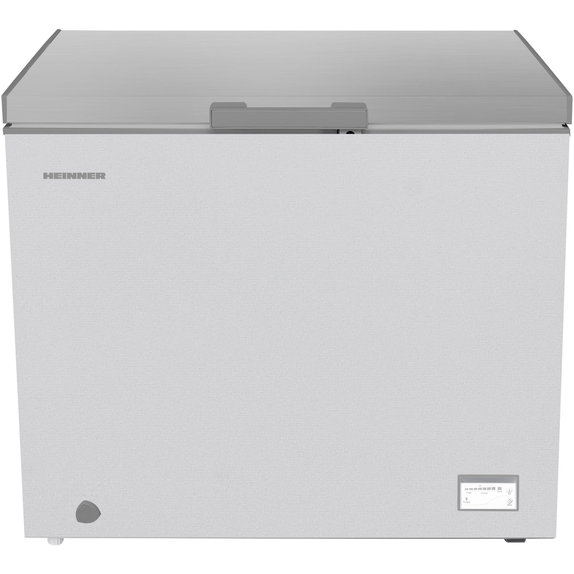 HCF‑HM246CSE++ – Gefriertruhe 246 L – Energieeffizient, Inverter‑Kompressor, Schnellgefrierfunktion, LED‑Display & Innenbeleuchtung, Silber – 5 Jahre Garantie
