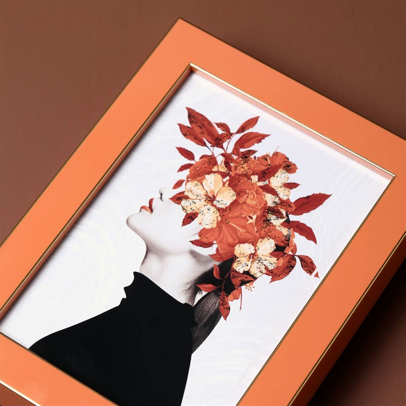 Amazon.co.jp: フォトフレーム オレンジ装飾フォトフレーム