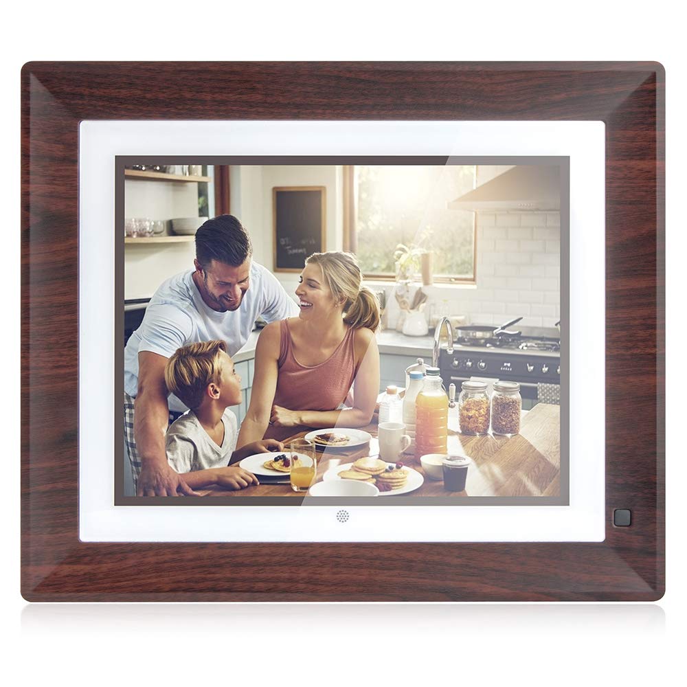 Bsimb9 Inch WiFi Cloud Digital Photo Frame Digital Picture Frame 1067x800(4:3) IPS Touch Screen Built-in 16GB Storage Auto Rotate Motion Sensor Support iPhone & Android App/Twitter/Facebook/Email W09