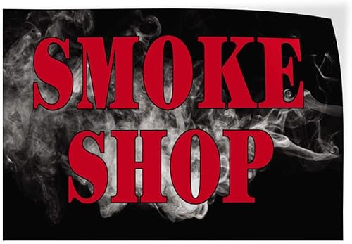 Smoke Shop #1 - Calcomanía de vinilo para tienda interior, 8 pulgadas